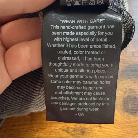 Good American Charcoal Cropped Hoodie Jacket - Picture 5 of 5